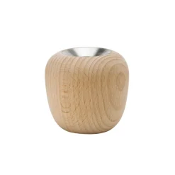 Sale Stelton Candelabro Ora madera, pequeño MarrónPlateado