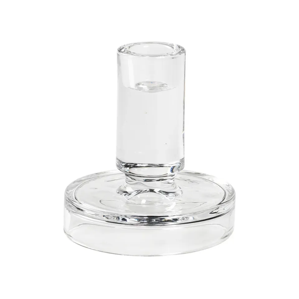 Sale Broste Copenhagen Candelabro Petra, 11 cm Transparente