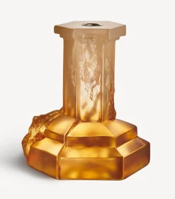 Sale Kosta Boda Candelabro Rocky Baroque 175 mm, Bruma ámbar Naranja