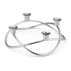 Online Georg Jensen Candelabro Season Ø26 cm, brillante GrisPlateado