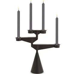 Best Tom Dixon Candelabro Spin mini, Negro