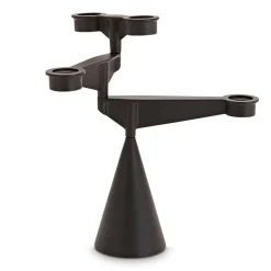 Best Tom Dixon Candelabro Spin mini, Negro