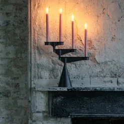 Best Tom Dixon Candelabro Spin mini, Negro