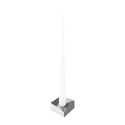 New STOFF Candelabro Nagel reflect large 3,2 cm, Cromo cepillado Plateado