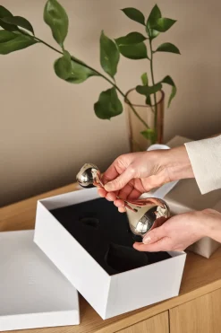 Online KLONG Candelabro Tender pequeño, Nickel Plateado