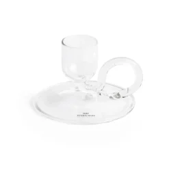 Best HAY Candelabro Tiny curved, Clear Transparente