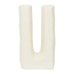 URBAN NATURE CULTURE Candelabro Tomas 11cm, Off white Blanco