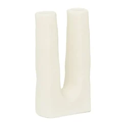 URBAN NATURE CULTURE Candelabro Tomas 11cm, Off white Blanco