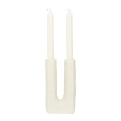 URBAN NATURE CULTURE Candelabro Tomas 11cm, Off white Blanco