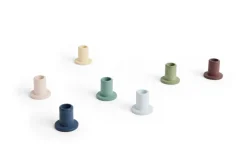 Discount HAY Candelabro Tube 5,5 cm, Emerald green Verde