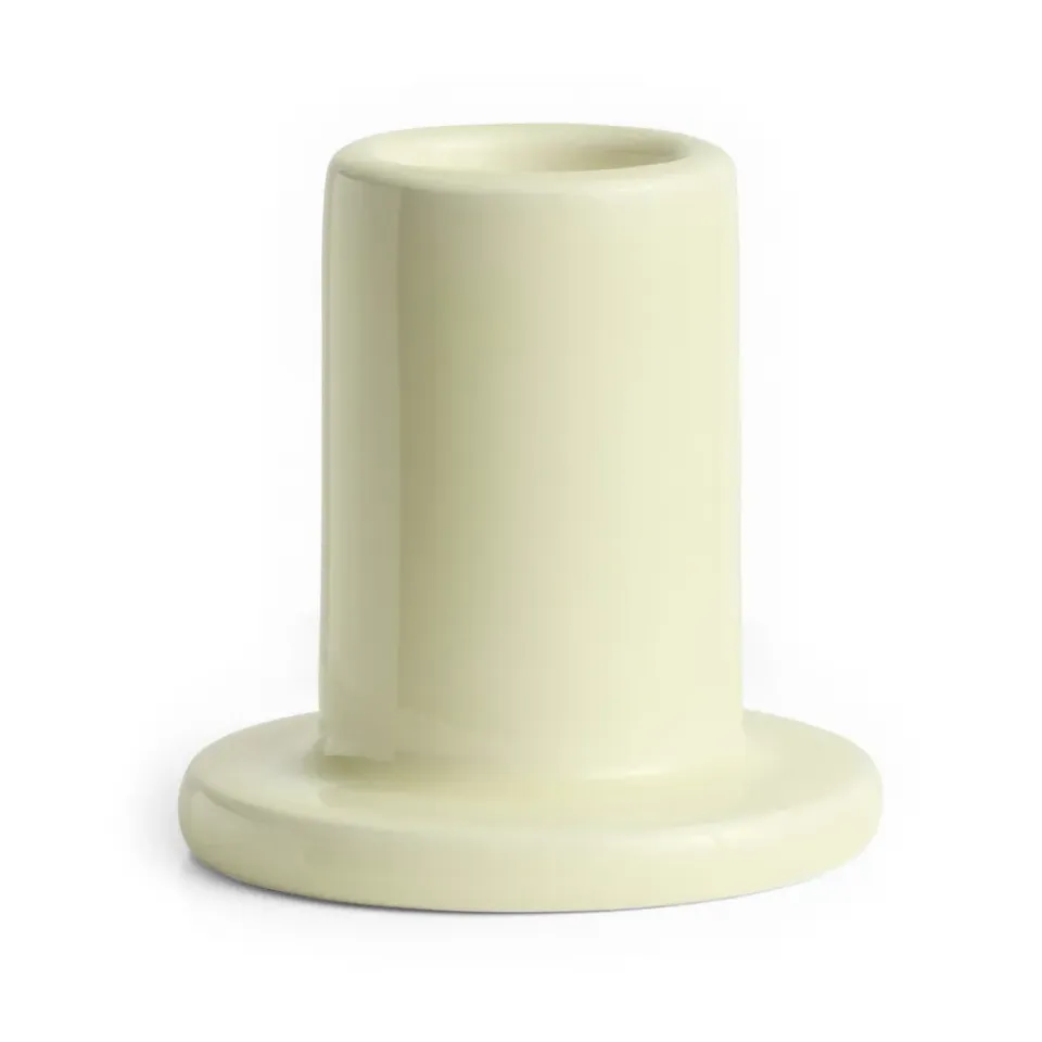 Outlet HAY Candelabro Tube 5 cm, Lime white Blanco