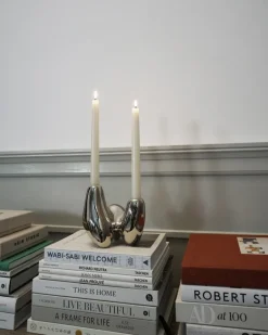 Discount Hein Studio Candelabro Unity, Cromo Plateado
