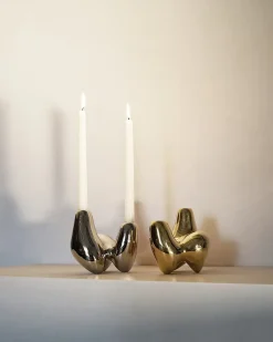 Discount Hein Studio Candelabro Unity, Cromo Plateado