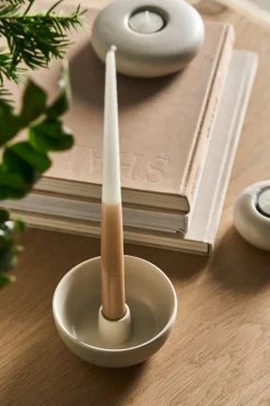 Clearance Scandi Living Candelabro Valley Ø12 cm, Beige
