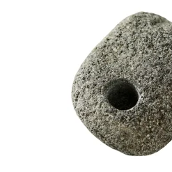 Outlet MUUBS Candelabro Valley 6 cm, Piedra natural Gris