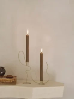 Best Ferm Living Candelabro Valse low, Cashmere Beige
