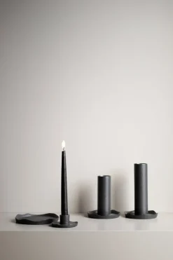 DBKD Candelabro Wave, Cast iron Negro