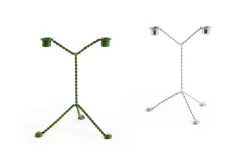 Discount HAY Candelabro Wire, Green Verde