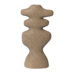 New Ferm Living Candelabro Yara large, Arena oscura Beige