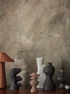 New Ferm Living Candelabro Yara large, Arena oscura Beige