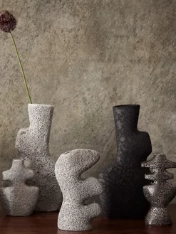 Sale Ferm Living Candelabro Yara large, Punto Marrón