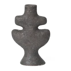New Ferm Living Candelabro Yara small, Hierro rústico Gris