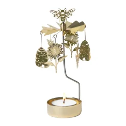 Clearance Pluto Design Carrillón Bee Mine, Oro Color dorado