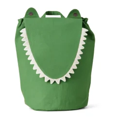 Ferm Living Cesta almacenaje Crocodile 30x50 cm, Artichoke green Verde