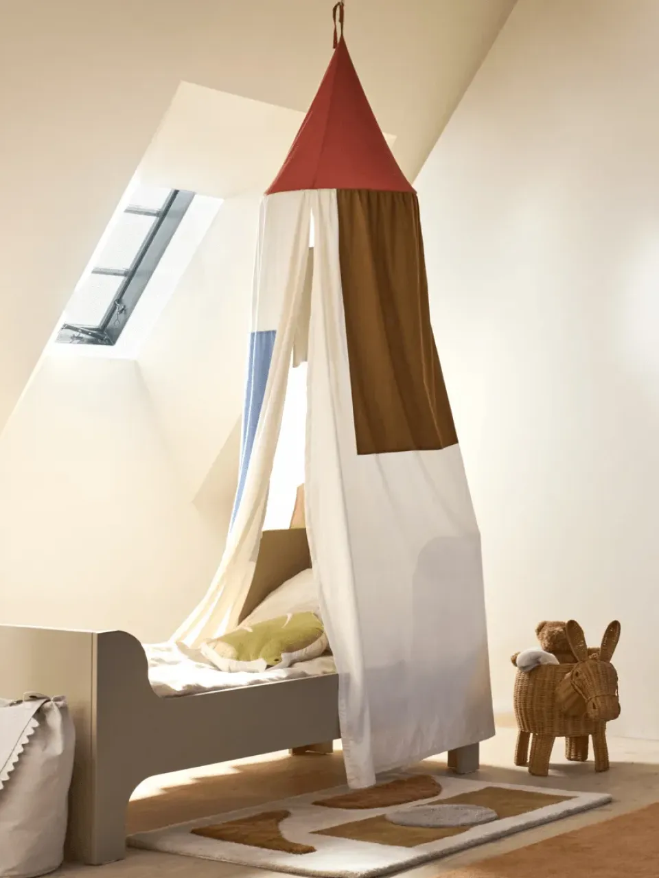 New Ferm Living Cesta almacenaje Donkey 49x35x66 cm, Natural Beige