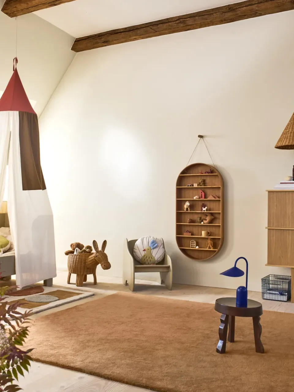 New Ferm Living Cesta almacenaje Donkey 49x35x66 cm, Natural Beige