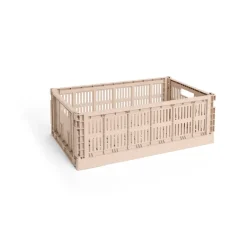 Discount HAY Cesta Colour Crate L 34,5x53 cm, Powder Beige