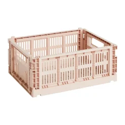 Outlet HAY Cesta Colour Crate M 26,5x34,5 cm, Powder Beige