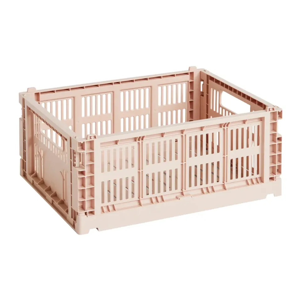 Outlet HAY Cesta Colour Crate M 26,5x34,5 cm, Powder Beige