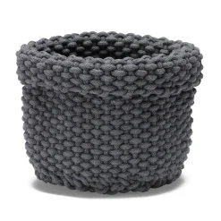 Sale Etol Design Cesta de almacenaje Rope, grafito Gris