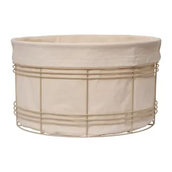 Outlet Ferm Living Cesta de almacenamiento Fio, Cashmere-natural, Ø53 × 30,2 cm Beige