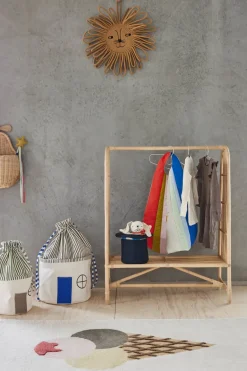 Best OYOY Cesta de almacenamiento Koya small, Clay Gris