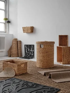 Outlet Dixie Cesta de almacenamiento Lily pequeña, 3 piezas, Natural Beige