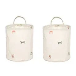 Discount OYOY Cesta de almacenamiento Moira small Ø18x22 cm 2 piezas, Multi