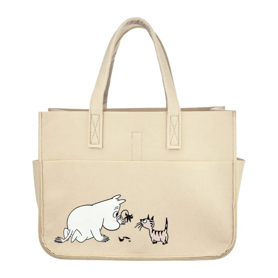 Sale Muurla Cesta de almacenamiento Mumin pets 25x40 cm, Beige