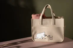 Sale Muurla Cesta de almacenamiento Mumin pets 25x40 cm, Beige