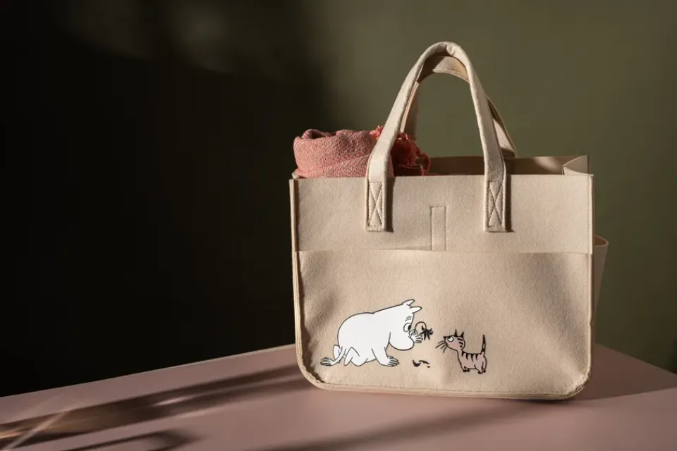 Sale Muurla Cesta de almacenamiento Mumin pets 25x40 cm, Beige