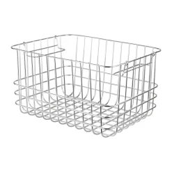 Mette Ditmer Cesta de almacenamiento Store-it medium, Chrome Plateado