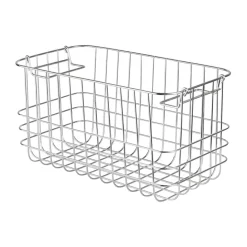 Clearance Mette Ditmer Cesta de almacenamiento Store-it small, Chrome Plateado