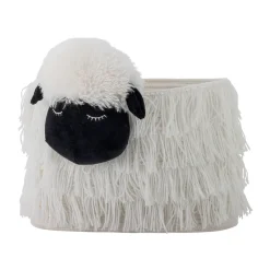 Clearance Bloomingville Cesta Dolly 40x30 cm, Blanco