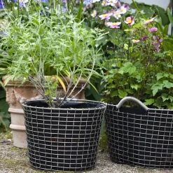 Hot KORBO Cesta metálica Bucket 24, acero galvanizado Plateado