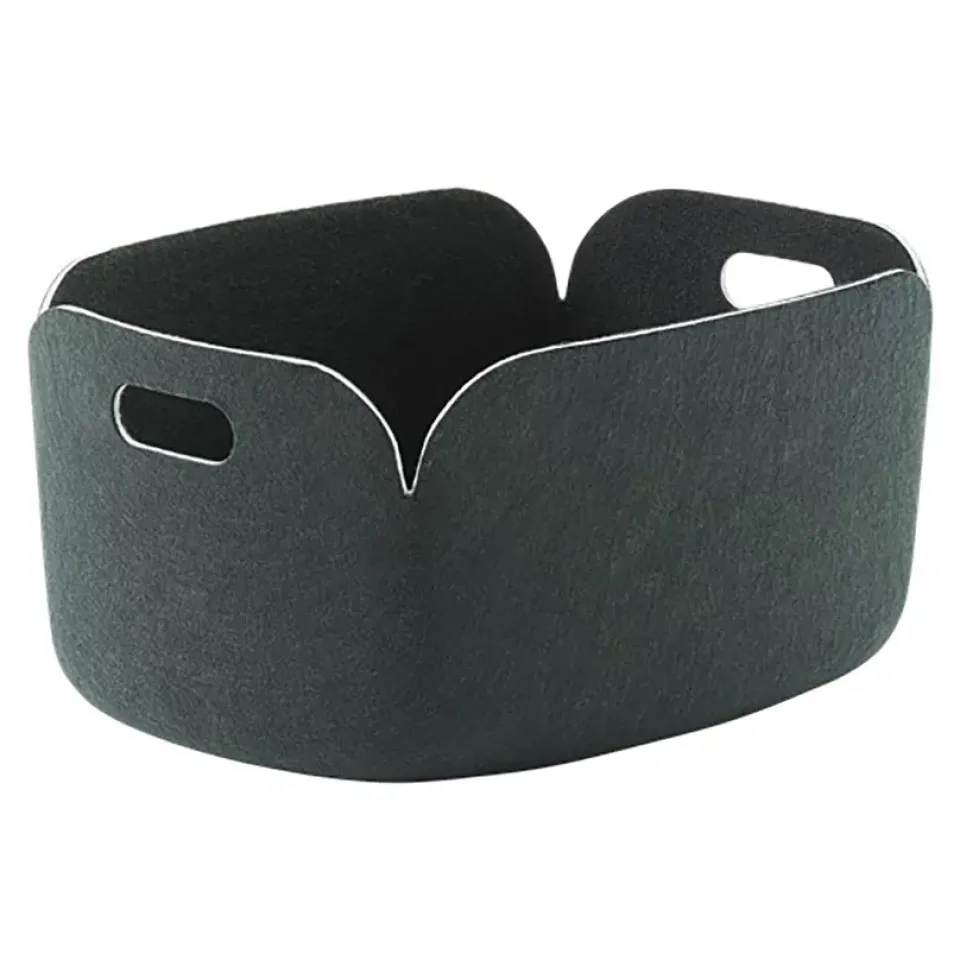 Sale Muuto Cesta Restore, Dark green Verde