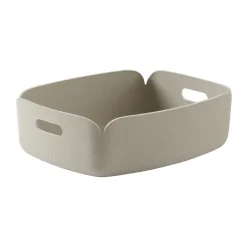 New Muuto Cesta Restore pequeña, Sand Beige
