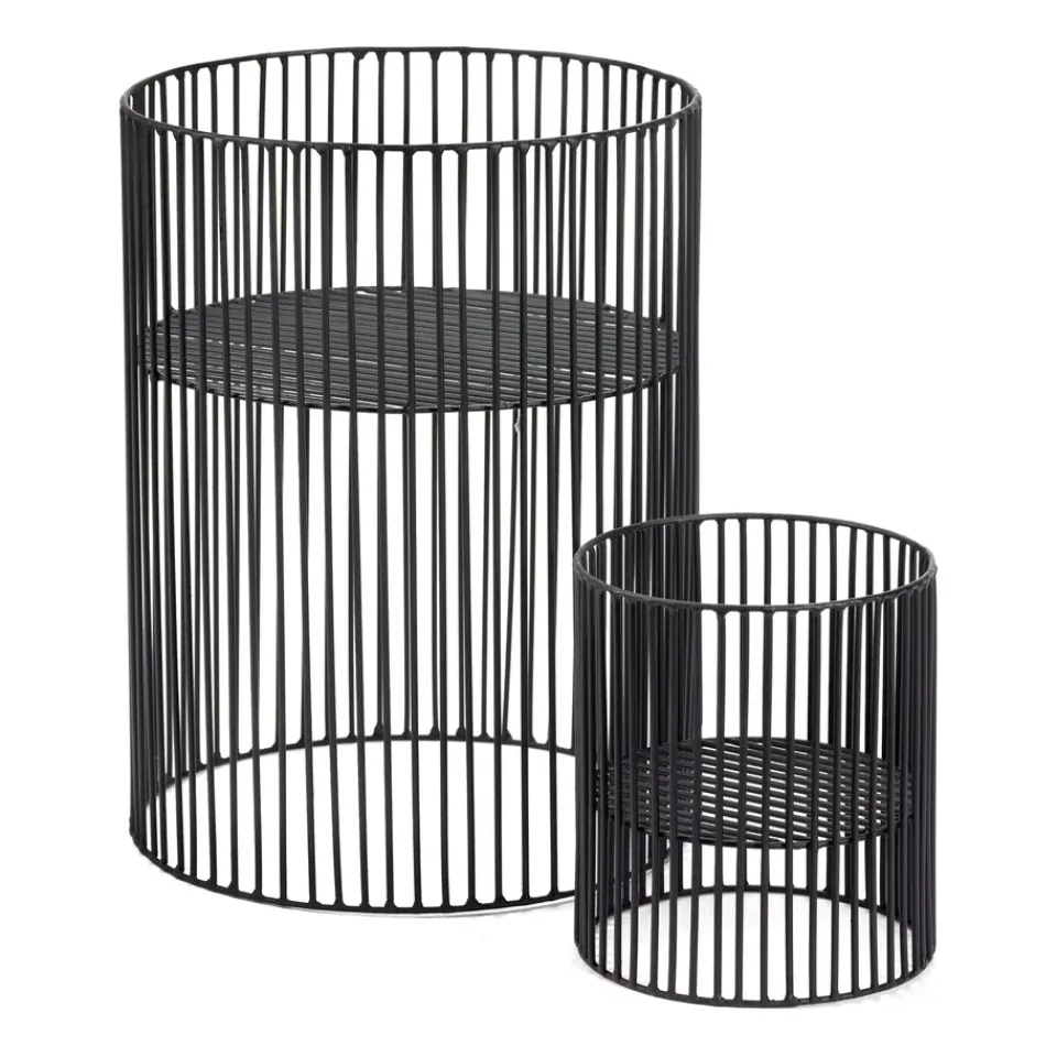 Serax Cesta Turn Ø26 cm, Black Negro