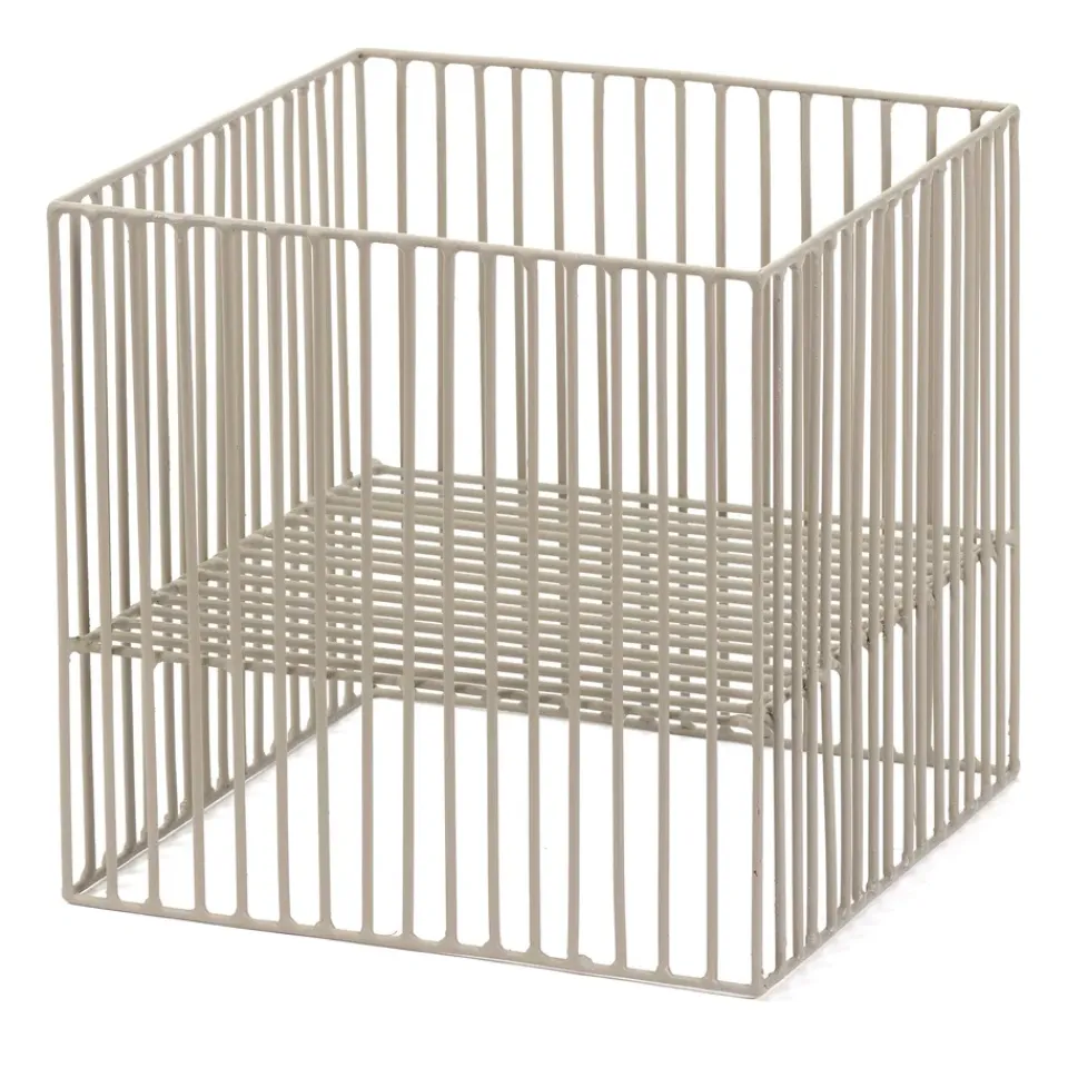 Online Serax Cesta Turn cuadrada 22x22 cm, Grey Gris