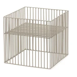 Online Serax Cesta Turn cuadrada 22x22 cm, Grey Gris